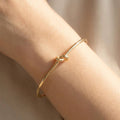 Metallic Knot Cuff Bracelet: G