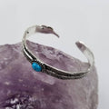 Turquoise Feather Cuff Bracelet