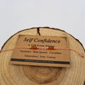 Handmade Natural Crystal Chakra Bead Bracelet With Card: Self Confidence