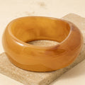 Large Marble Resin Bangle Bracelet: KA