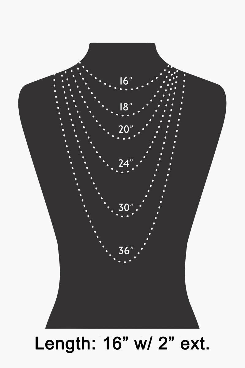 Stainless Steel Rectangle Stone Pendant Necklace: RD