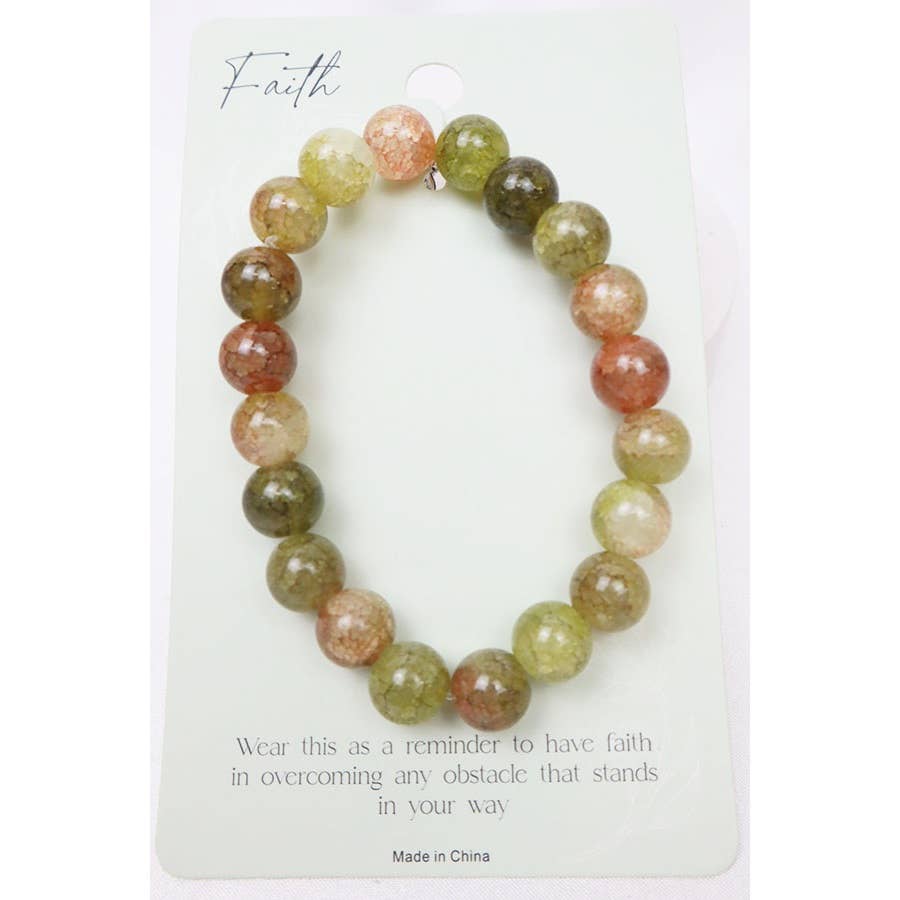 Inspirational Healing Stone Bracelets: MIX COLOR