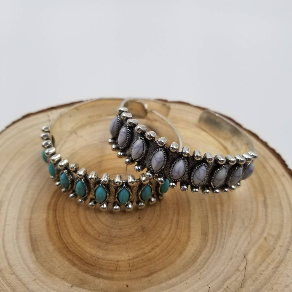 Vintage Turquoise Bracelet: Green