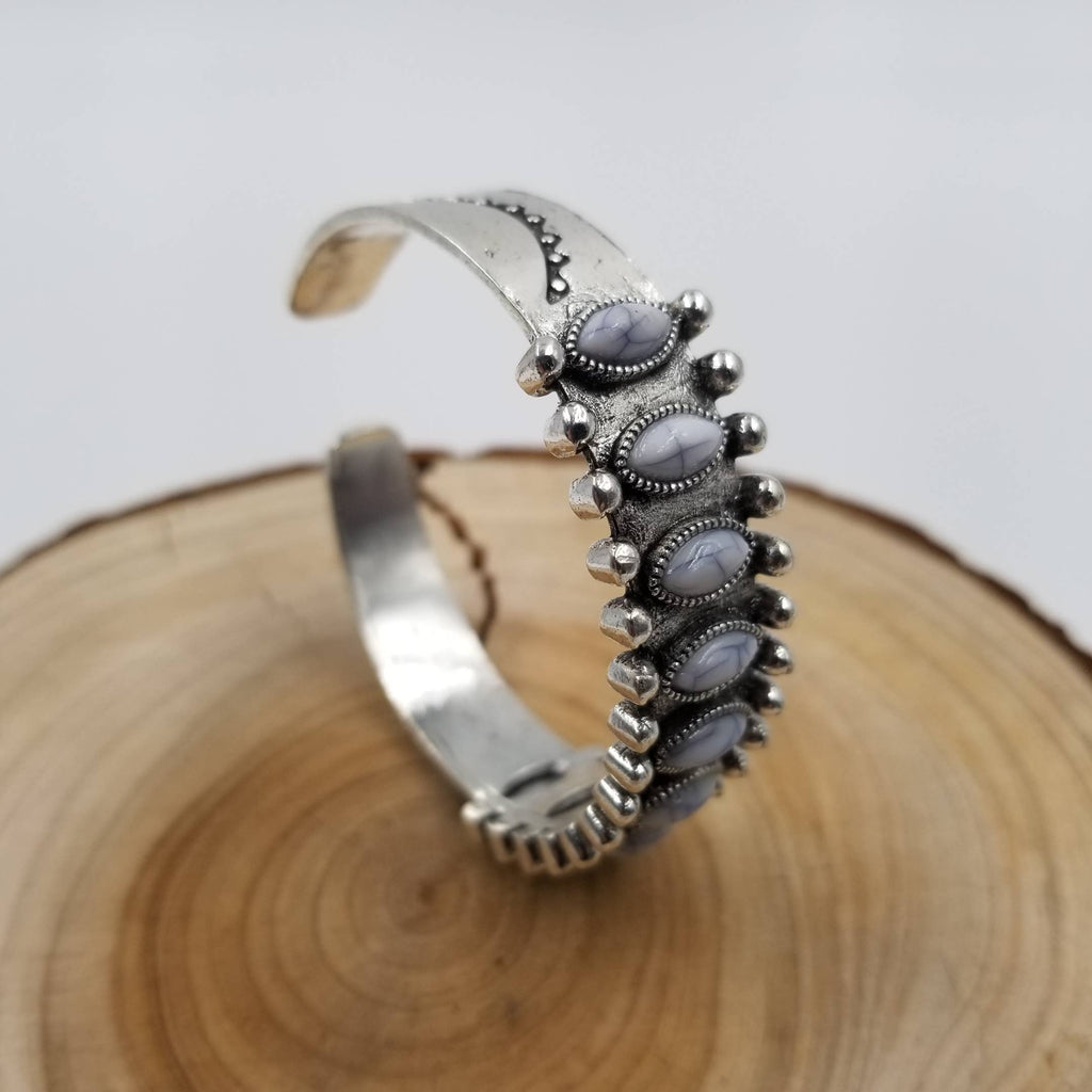 Vintage Turquoise Bracelet: Green