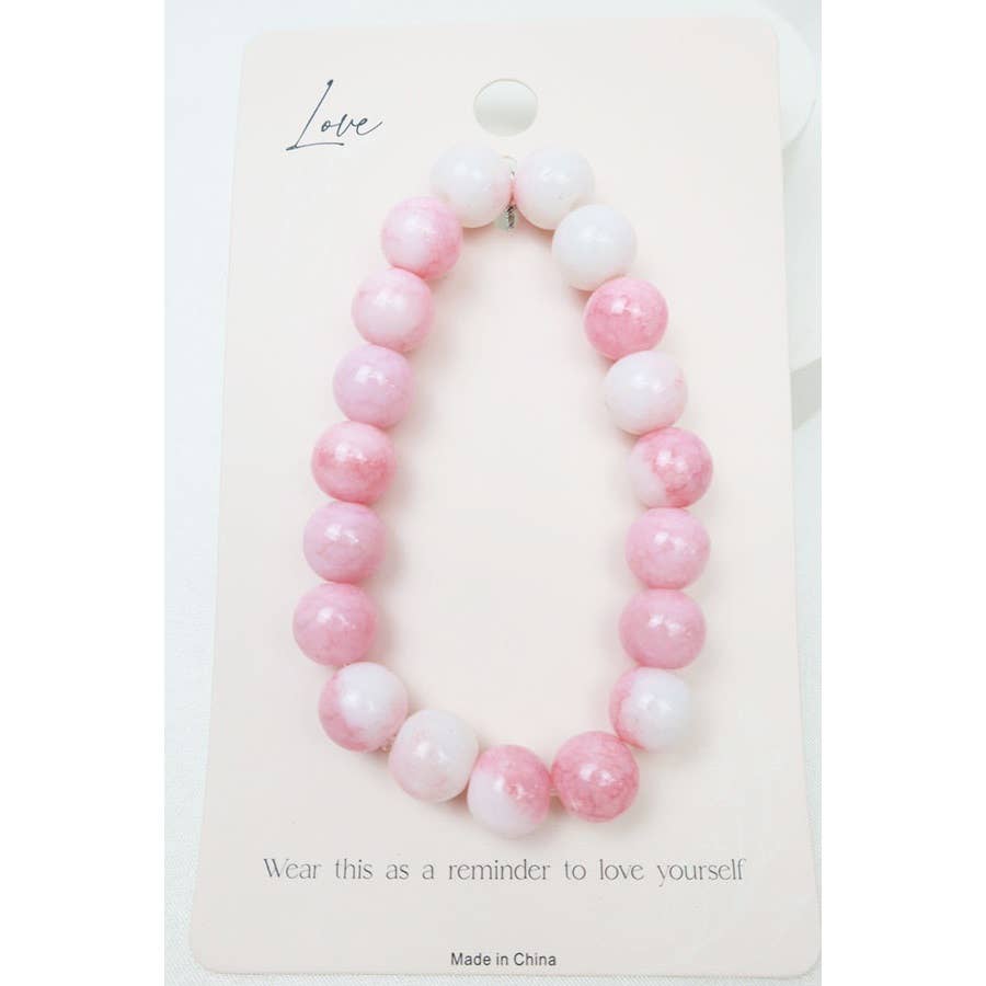 Inspirational Healing Stone Bracelets: MIX COLOR