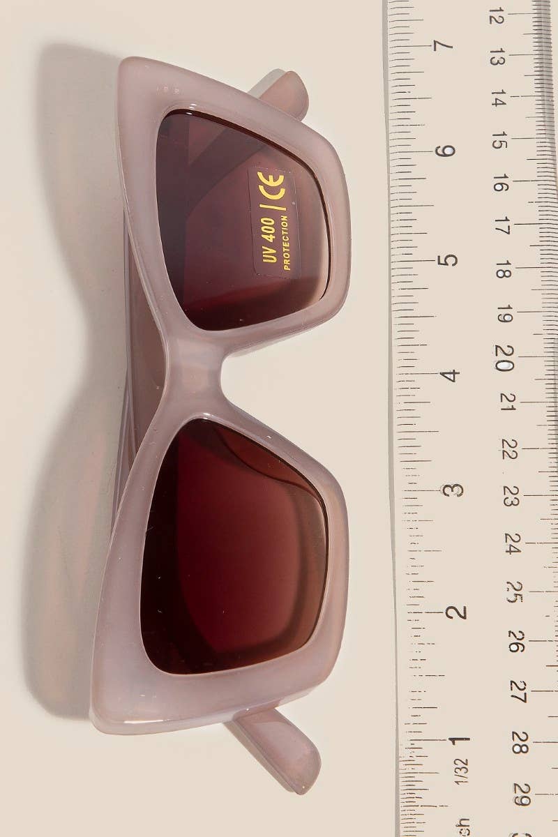 Thick Frame Cat Eye Sunglasses Set: ASSORTED