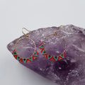 Boho Handwoven Seed Bead Earrings
