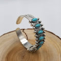 Vintage Turquoise Bracelet: Green