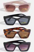 Thick Frame Cat Eye Sunglasses Set: ASSORTED
